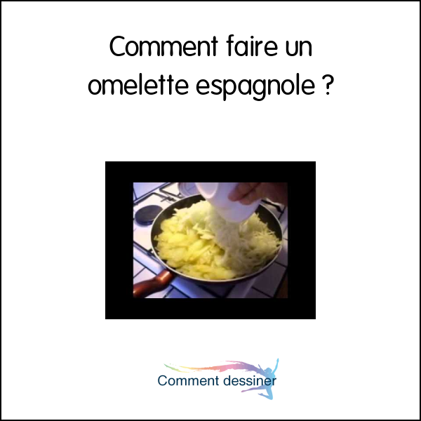 Comment faire un omelette espagnole